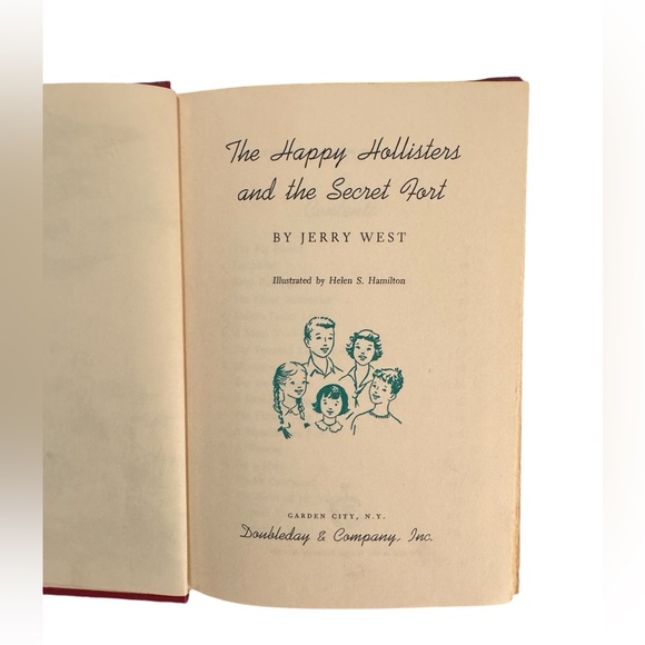 (Book) Vintage/Retro “The Happy Hollisters And The Secret Fort,” By Jerry West. - Picture 5 of 7